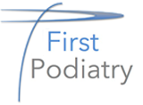 The First Podiatry logo.