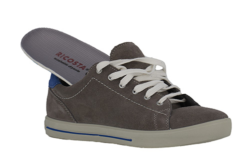A Ricosta shoe with its insole.